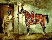charles emile callande cheval arabe France oil painting artist